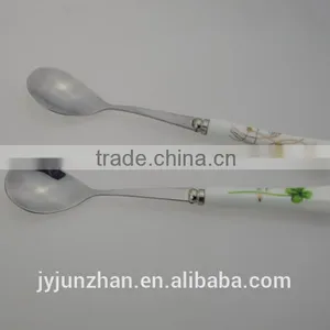 Stainless Steel Cutlery With Ceramic Handle Spoon thumbnail-5
