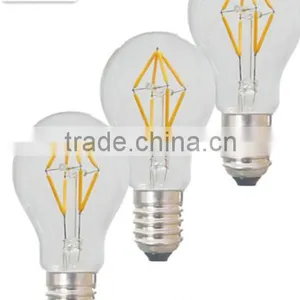 for America 110V E26 Led Filament Bulb Dimmable Clear Glass ETL A60 Led Filament Bulb Lights Lamp Energy Star Wam White thumbnail-1