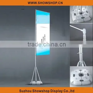 Good Quality Supermarket Square Water Base Hang Banner Stand thumbnail-1
