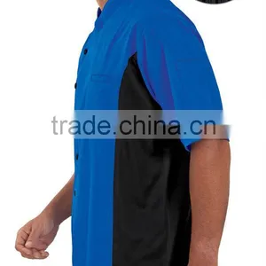 Basic Fit Short Sleeve Chef Coats Studs/ Poly/Cotton Twill Cook Uniform/Kitchen Clothes thumbnail-3