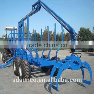 For Mariana Timber Trailer With Crane,Log Trialer With Crane (1 Ton,3 Ton,5 Ton,8 Ton,10ton,12 Ton) ) thumbnail-4