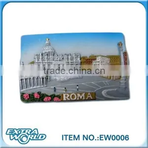 Barcelona Resin Fridge Magnet With Rubber Back Magnet thumbnail-2