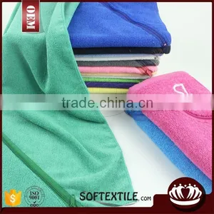 Wholesale 100% Cotton Plain Soft Zip Pocket Custom Embroidery Logo Promotional Sport Towel Quality Choice thumbnail-1