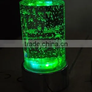 Rechargable Battery Operated Wedding Party Night Club Bar Glowing Light up Round Mini Fashionable Led Crystal Table Lamp thumbnail-4