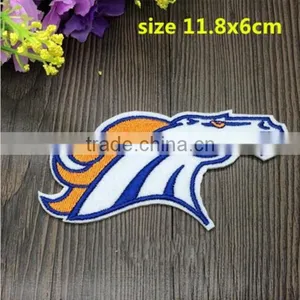 New Arrival BRONCOS Football Team Sew on Patches Logo Woven Label Badge Sign Embroider Patch Mark Appliques Wholesale thumbnail-1