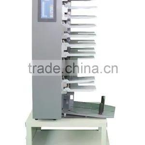 Professional Supplier Digital Collator 12 Station Digital Collating Machine 12 Tin Touch Screen thumbnail-1
