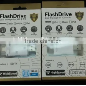 2016 the Most Popular 8gb/ 16gb / 32gb 64gb OTG USB Flash Drive For IPhone With Logo Custom thumbnail-5