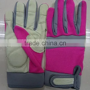 Leather Gardening Safety Glove, Working Gloves, Impact Protection, Lady Size thumbnail-1