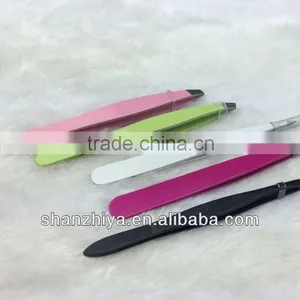 Eyebrow Tweezers (Powder Coated) thumbnail-1