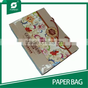 FOOD INDUSTRIAL PAPERBOARD EMBOSSING PAPER BAG WITH ROPES thumbnail-6