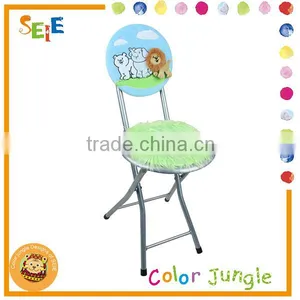 Metal Folding Chair Kids Baby Soft Chair thumbnail-3