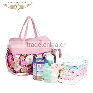 Best Colorful Printed Multi-function Baby Diaper Bag Quality Choice thumbnail-1