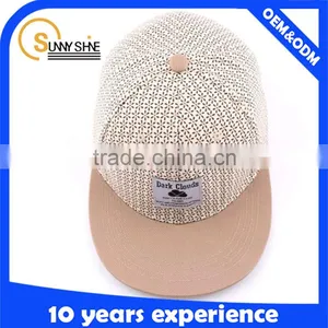 Custom 100% Cotton Plain Flexfit Snapback Cap thumbnail-2