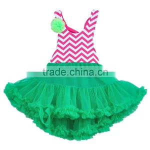 Unique Design Kids Party Latin Dancing Backless Lace Tutu Girl Boutique Dress thumbnail-1