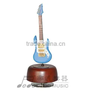 Rotating Wooden Music Box in Various of Instruments Shape thumbnail-4