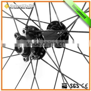 CarbonBikeKis 88mm Clincher Road Bicycle Carbon Wheels 700c Disc thumbnail-3