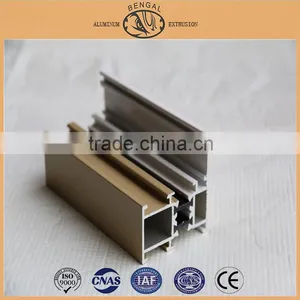 Two Tracks Aluminum Heat Insulation Sliding Window Profiles thumbnail-3
