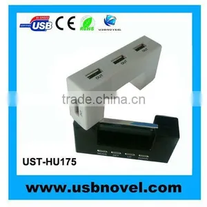 2.0 4 Port Usb Clock Hub thumbnail-1