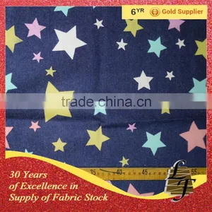 Cotton Spandex Denim Printed Fabric-001(18081212) thumbnail-1