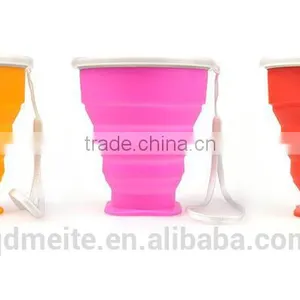 Silicone Rubber Folder Cup /drinking Silicone Folding Cup thumbnail-2