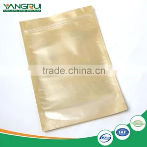 Kraft Paper Bag Food Grade Packaging Bag 2016 New Arrival Stand up Zip Lock Pouch Clear Laminated Bag With Window Quality Choice thumbnail-4