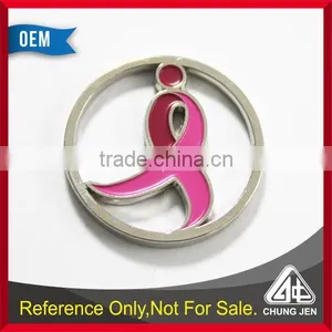 China Supplier Gold Nickel Embossed Laser Oem Shopping Trolley Token thumbnail-3