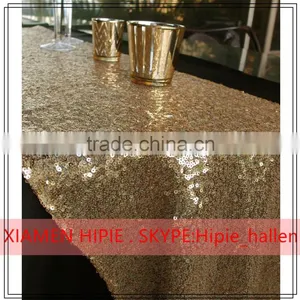 100% Polyester 3D Sequin Hand Embroidered Sequin Table Runner thumbnail-4