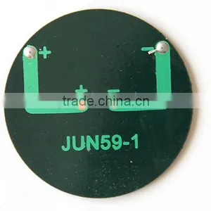 OEM 0.3W 5V Small Size Epoxy Mini Solar Panel Round Epoxy Solar Panel thumbnail-2