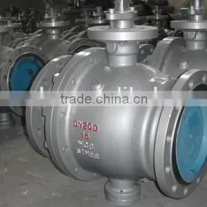Flanged Trunnion Mounted Stainless Steel Motorized Ball Valve thumbnail-4