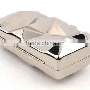 China Wholesale Woman Bag Box Clutch Evening Bag Metal Bag Clutch Evening Bags China Wholesale thumbnail-3