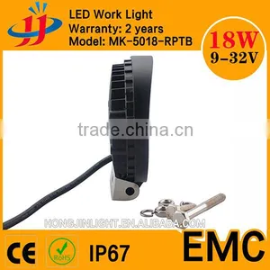 Hot Sale 18W 12v Led Light Machine Truck Waterproof IP67cheap off Road Lights Spot Work Light thumbnail-2