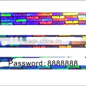 Hologram Scratch off Lable thumbnail-1