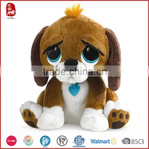 Big Eyes Sitting Soft Plush Dog Toys Promotion Gifts Wholesale thumbnail-1