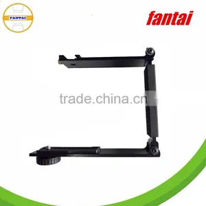 Adjustable High Quality Aluminum Flash Bracket For Video Camera,180 Degree Metal Flash Light Stand Bracket thumbnail-2