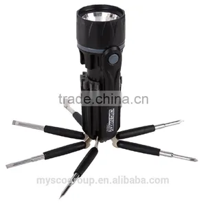 8 in 1 Multi-screwdriver Torch/Hand Tool Sets thumbnail-1
