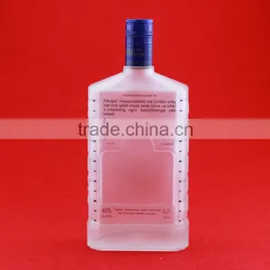 High Quality Perfume Bottle Woman Shape White Bottle Frosted Vodka Bottle thumbnail-6