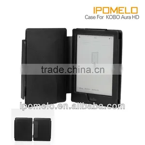 Book Style Leather Case for Kobo Aura Hd,Stand Leather Case for Kobo Aura hd thumbnail-1