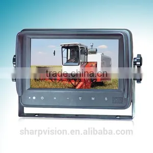 7 Inch Digital TFT- LCD Color Waterproof Car Monitor With Touch Button thumbnail-1