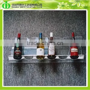 DDW-S006 ISO9001 Chinese Factory Produce Crystal Clear Wine Stand Shelf thumbnail-3