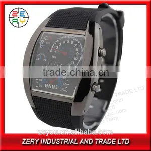 R36 Eco-friendly Silicone Led Digital Watch With Digital Movement. thumbnail-2