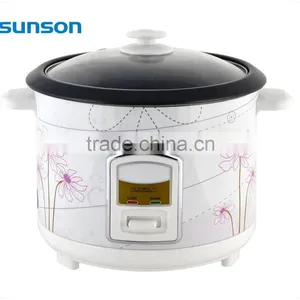 Non-stick Coating Glass Lid Electric Rice Cooker and Steamer thumbnail-3