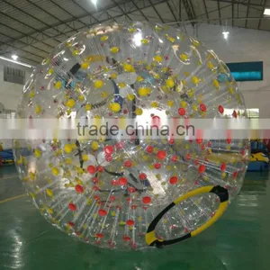 2015 PVC or TPU Factory Price Cheap Football Inflatable Body Zorb Ball thumbnail-3