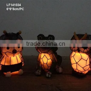 Polyresin Owl Toy Small Solar Led Lights Home Decor thumbnail-4