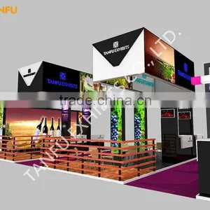 China Trade Show Booth Made by Reusable Material thumbnail-1