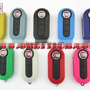 OkeyTech Fiat 500 Key Cover 3 Button for Fiat 500 Cover for Fiat Key thumbnail-1