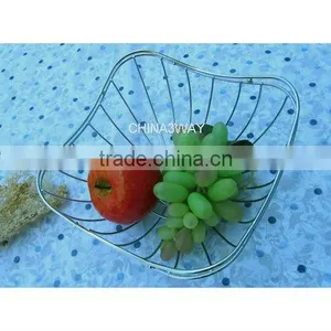 Large Round Fruit Mesh Basket Chromed thumbnail-5