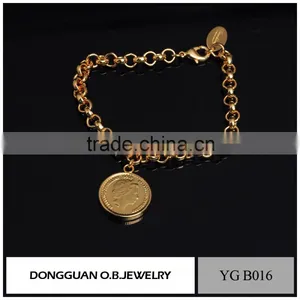 Wholesales Charm Bracelet,New Gold Chain Design For Men And Women thumbnail-2