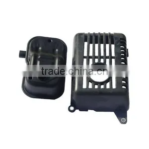 142 Muffler and Muffler Cover (garden Machine Parts) thumbnail-1