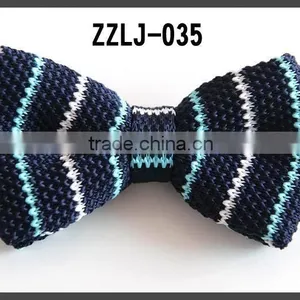 STRIP KNITTED PRE-TIED BOW TIES FOR GENTLEMAN thumbnail-5