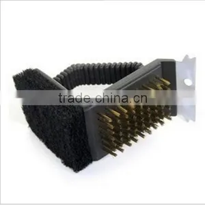 Top Sale Barbecue Grill Cleaner, Brush Cleaners, Steel Wire Sponge Trowel Set Kitchen Tools thumbnail-2